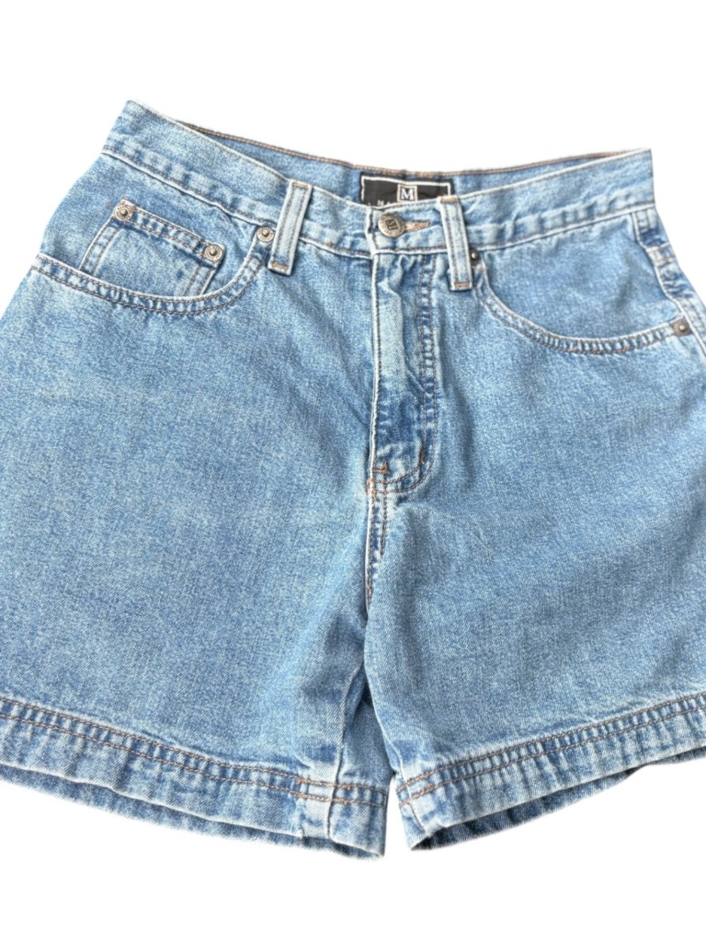 Vintage Maurices High-Waisted Denim "Mom" Shorts - Size 2